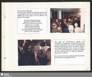 Werner Matschke, Hans Joachim Wolfram und Christine Trettin-Errat gratulieren Karl-Heinz Hanicke (Bild 2)