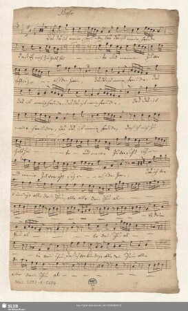 Basso [unvollst., transp.]