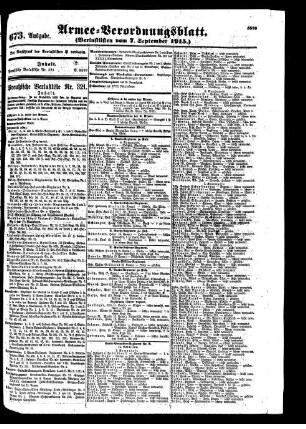673. Ausgabe. Dienstag, 7. September 1915