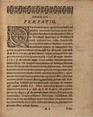 Discursus iur. de emptione venditione