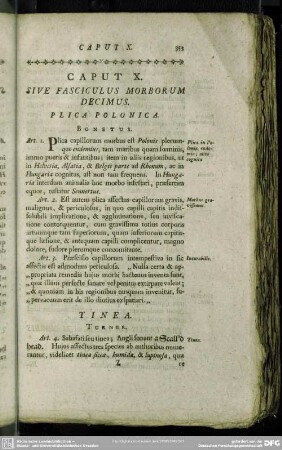 Caput X. Sive Fasciculus Morborum Decimus