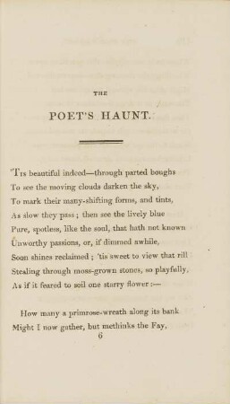 The Poet's Haunt