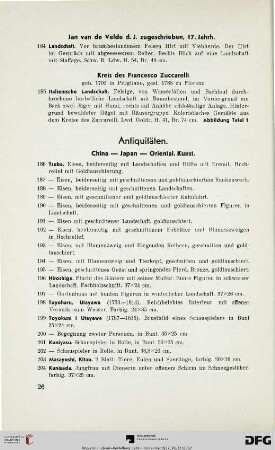 Antiquitäten (Nr. 186-247)