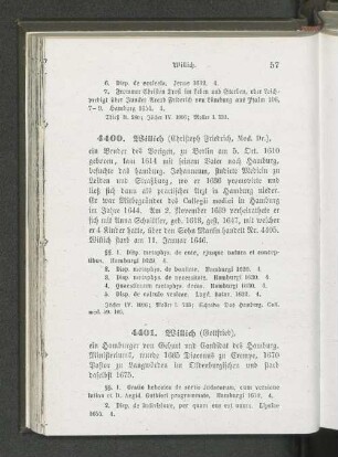 4401. Willich (Gottfried).