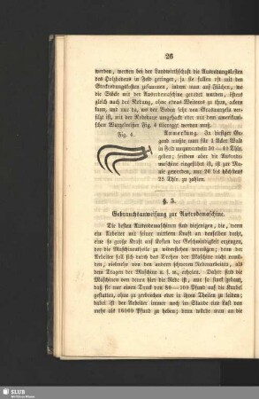 § 5. Gebrauchsanweisung zur Ausrodemaschine