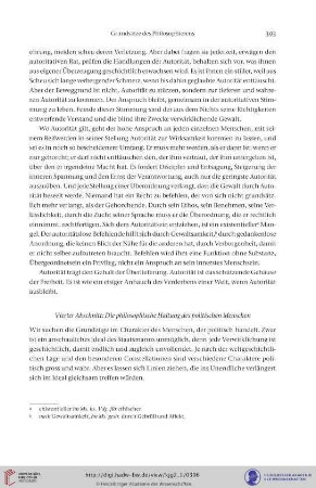 Vierter Abschnitt: Die philosophische Haltung des politischen Menschen