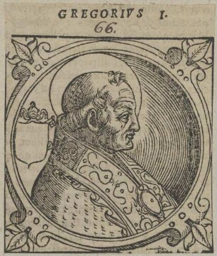 Bildnis von Papst Gregorius I.