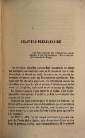 Les chevaux du Sahara et les moeurs du désert : Avec des commentaires par l'Emir Abd - el - Kader