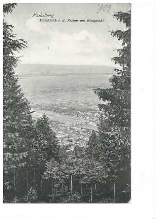 Heidelberg (Blick vom Königsstuhl)