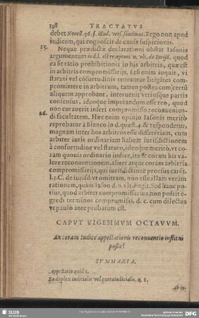 Caput Vigesimum Octavum. An coram Iudice appellationis reconventio institui poßit?