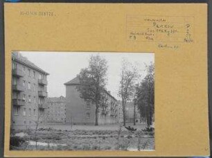 Wohnkomplex. Berlin, Pankow, Ossietzkystraße (vor 1948 Schloßstraße)