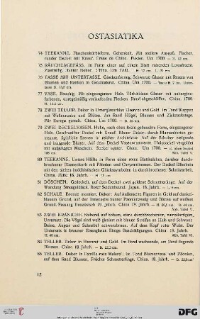 Ostasiatika (Nr. 74-89)