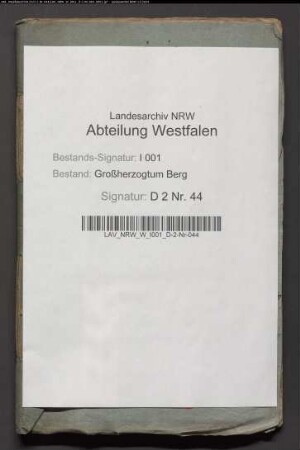 Verpachtung verschiedener Grundstücke zu Sendenhorst