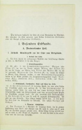 A. Vorbereitender Teil