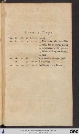 Errata Typi.