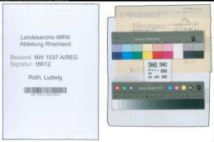Entnazifizierung Ludwig Roth , geb. 00.00.0000 ()