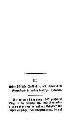 Ueber biblische Geschichte, als Unterrichts-Gegenstand in unsern deutschen Schulen