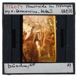 Piloty, Thuselda im Triumphzug des Germanicus : (Detail)