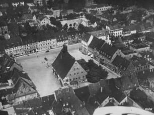 Marktplatz von Grimma : Blickrichtung Nordosten