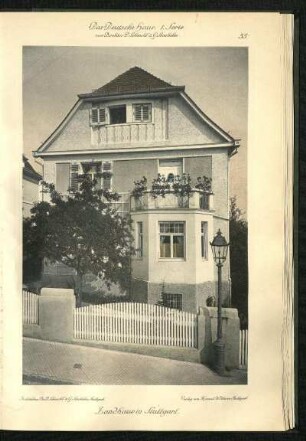 Landhaus in Stuttgart.