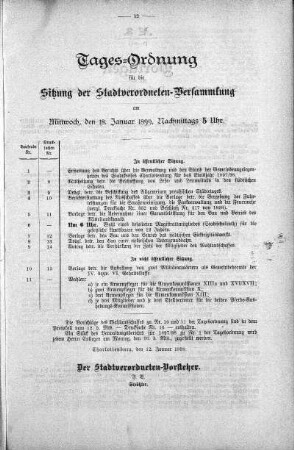 18. Januar 1899