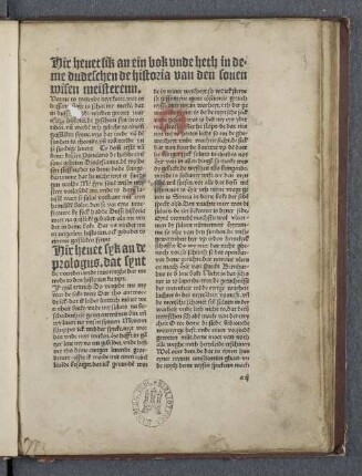 Eyne schone Cronica vn[de] historia va[n] den soue[n] wisen meistere[n]