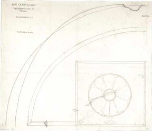 Fischer, Theodor; Nürnberg; Haus Adelsberger - Schlafzimmer der Dame (Detail m. Schnitt)