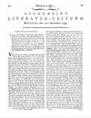 [Sammelrezension zweier prot. Gebetbücher] Rezensiert werden: 1. Gebete für Evangelische Landschulen. Breslau: Korn 1787 2. Gebetbuch meinen Katechumenen zum Andenken an ihrem Konfirmationstage gewidmet. Breslau: Korn 1787