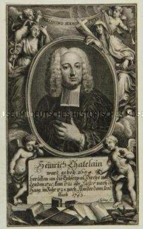 Porträt des protestantischen Theologen Heinrich Chatelain
