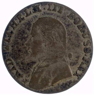 Münze, Dreigröscher (Düttchen), 1805