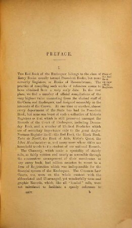 The Red Book of the Exchequer Edited by Hubert Hall : Published by the Authority of the Lords Commissioners of her Majesty's Treasury, under the Direction of the Master of the Rolls, 1