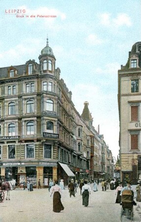 Leipzig: Blick in die Petersstraße