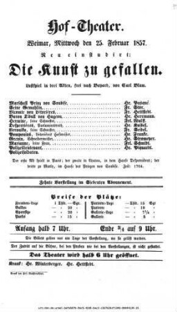 Die Kunst zu gefallen