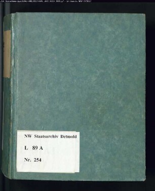Gogerichtsregister Vogtei Schötmar