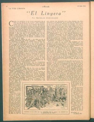 "El Linyera" : La vida literaria