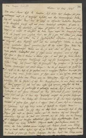 Brief an Fanny Hensel : 13.05.1836