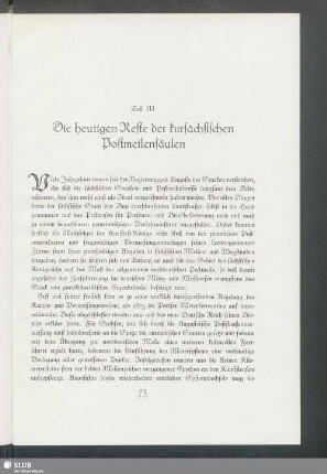Teill III Die heutigen Reste der kursächsischen Postmeilensäulen