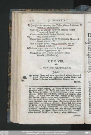 Ode VIII. Ad C. Martium Censorinum.