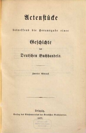 Publikationen des Börsen-Vereins der Deutschen Buchhändler. 4