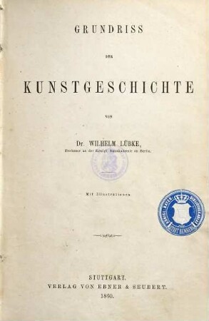 Grundriss der Kunstgeschichte