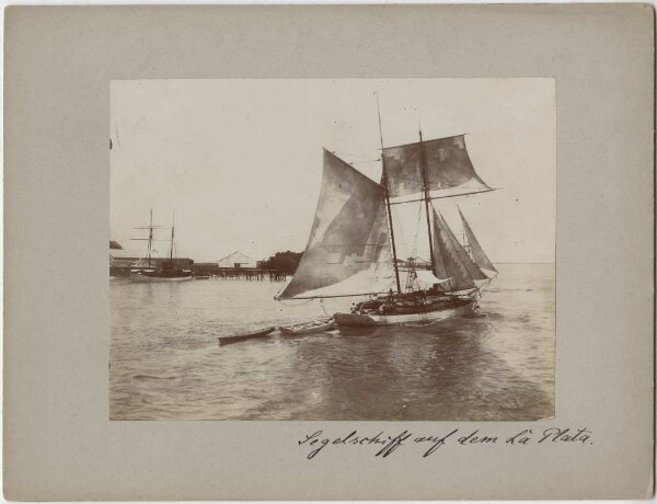 Sailing ship on the La Plata