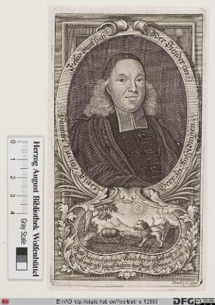 Bildnis Samuel Lucius (eig. Lutz)