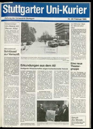 Heft Nr. 20 / Februar 1985