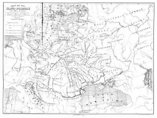 Carte Des Pays Slavo-Polonais aux VIII et IX Siècles [...]