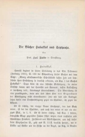 383-399 Die Bücher Habakkuk und Sephanja