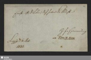Bl. 11. Friese, Edm. R.: Stammbucheintrag