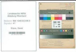 Entnazifizierung Xaver Kraus , geb. 28.04.1894 (Handelsvertreter)