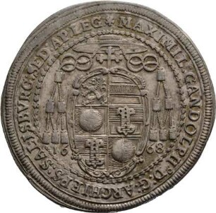Münze, 1/2 Taler, 1668