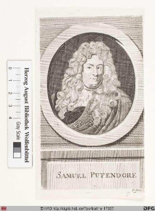 Bildnis Samuel Pufendorf (1694 Frhr. von)