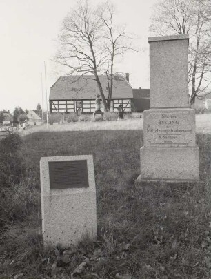 Denkmal zur mitteleuropäischen Grabmessung nach August Nagel